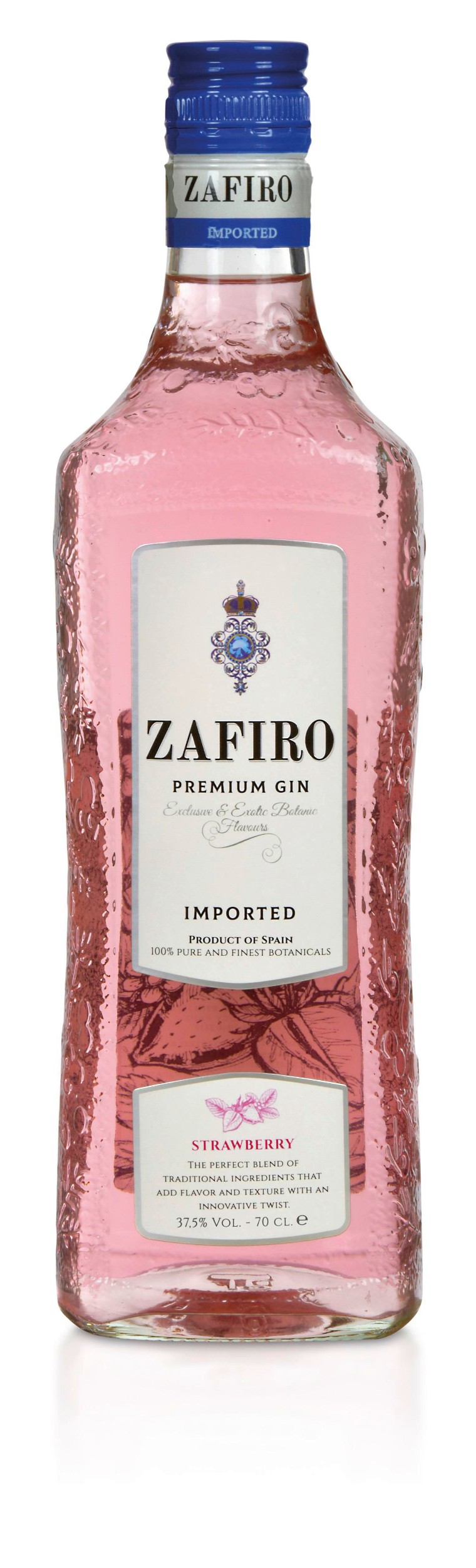 Nápoje - Zafiro Strawberry gin 37.5% 0,7 l
