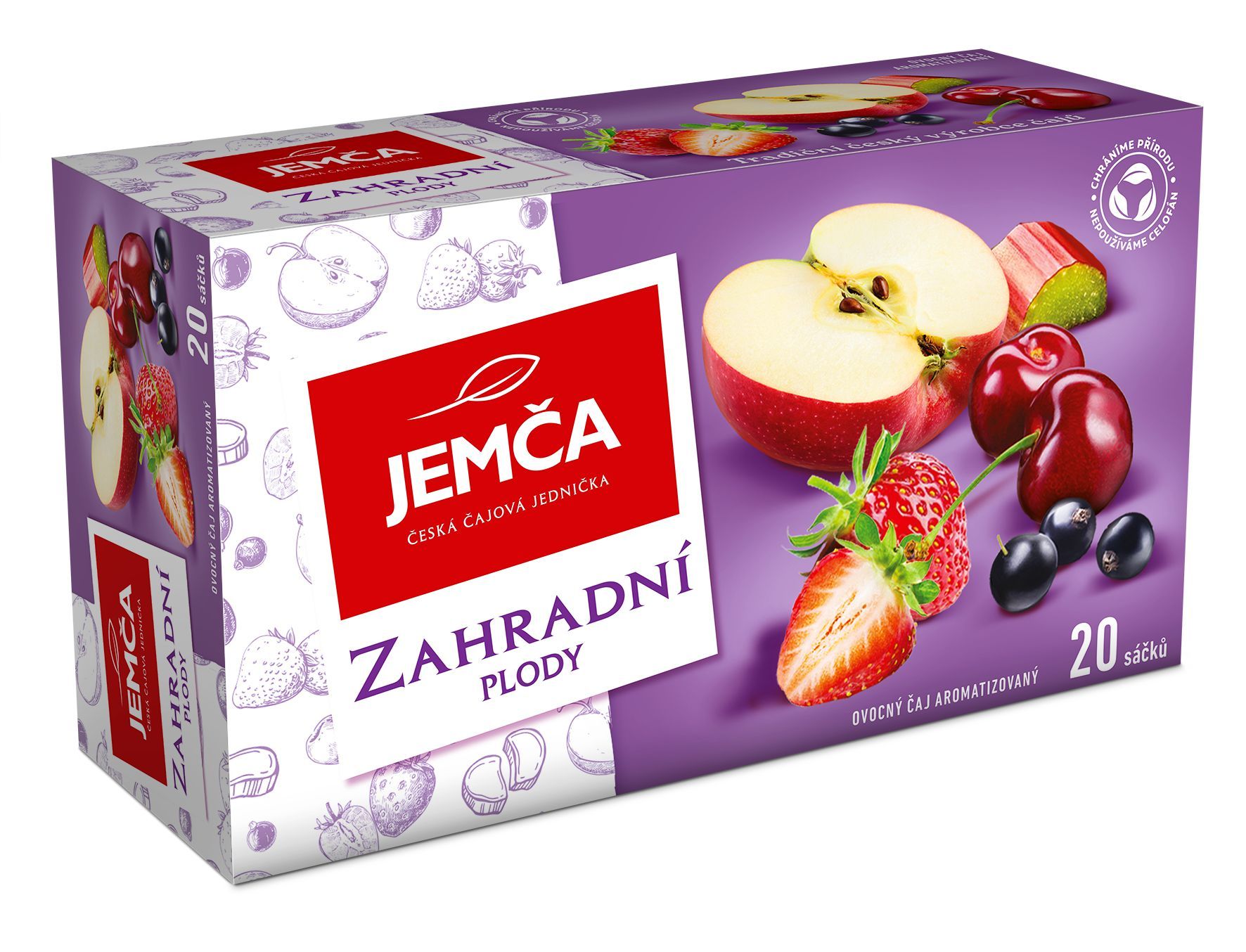 Nápoje - Zahradní plody s rebarborou čaj 40 g
