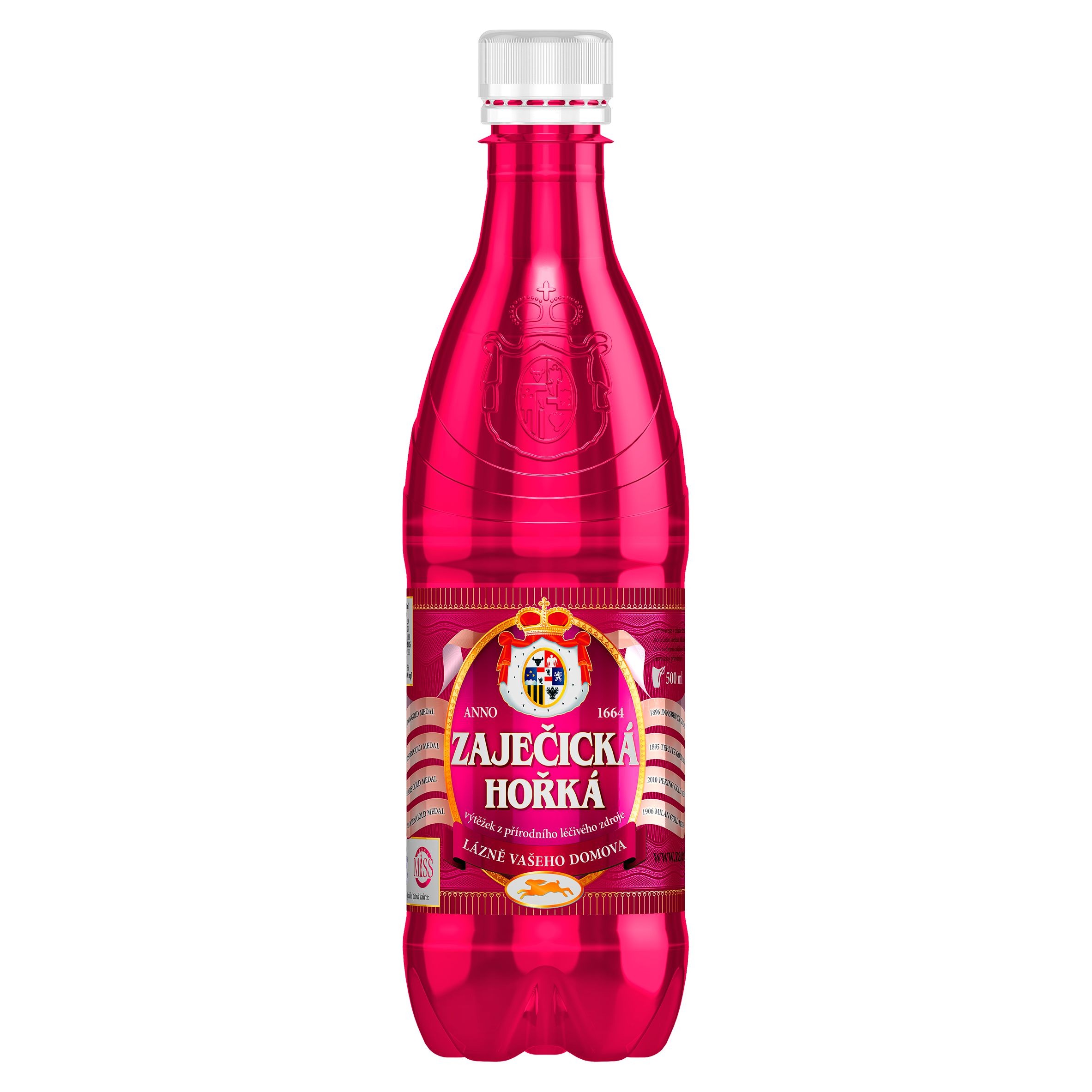 Nápoje - Zaječická Hořká Přírodní minerální voda 0,5 l