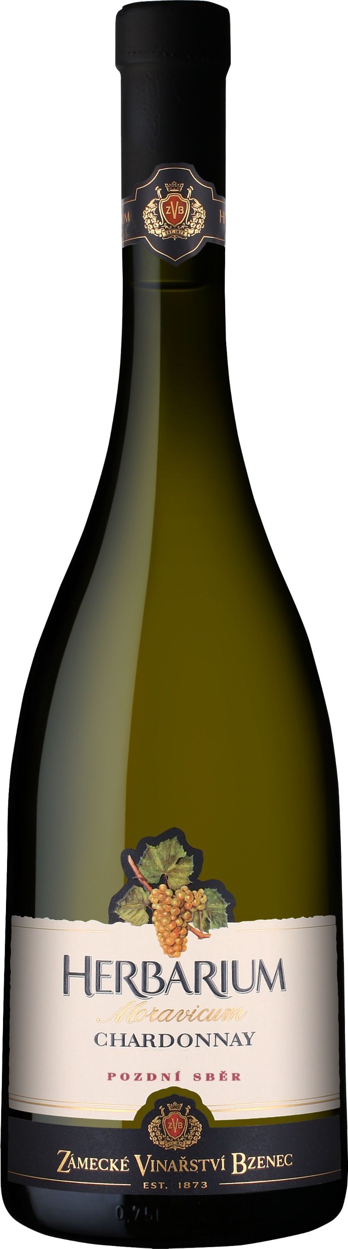 Nápoje - Zámecké Vinařství Herbarium Moravicum Chardonnay pozdní sběr 0,75 l