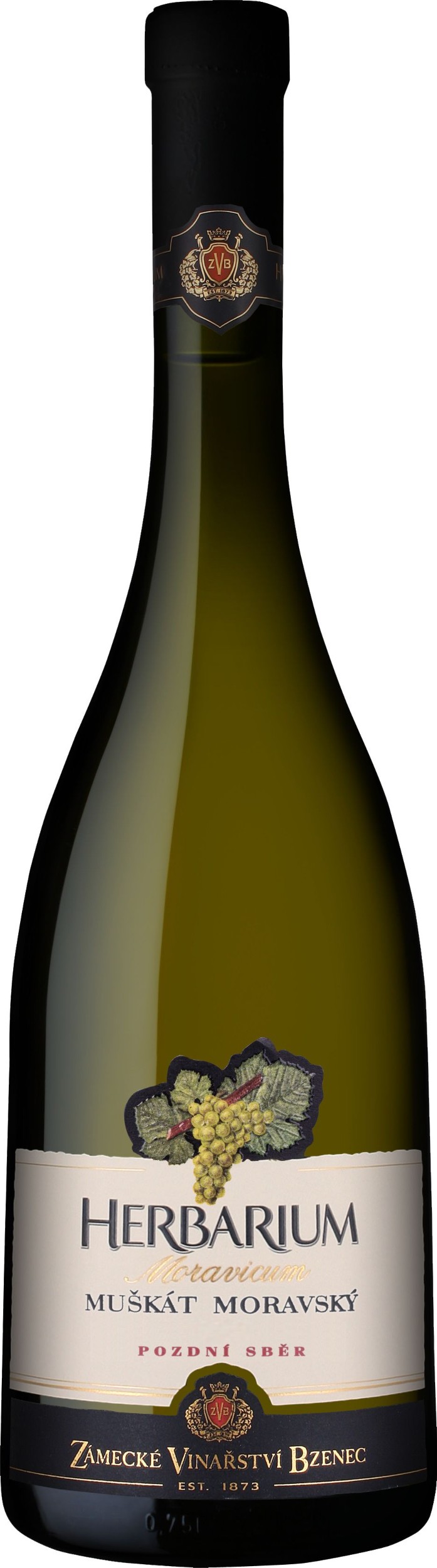 Nápoje - Zámecké Vinařství Herbarium Moravicum Muškát moravský pozdní sběr 750 ml