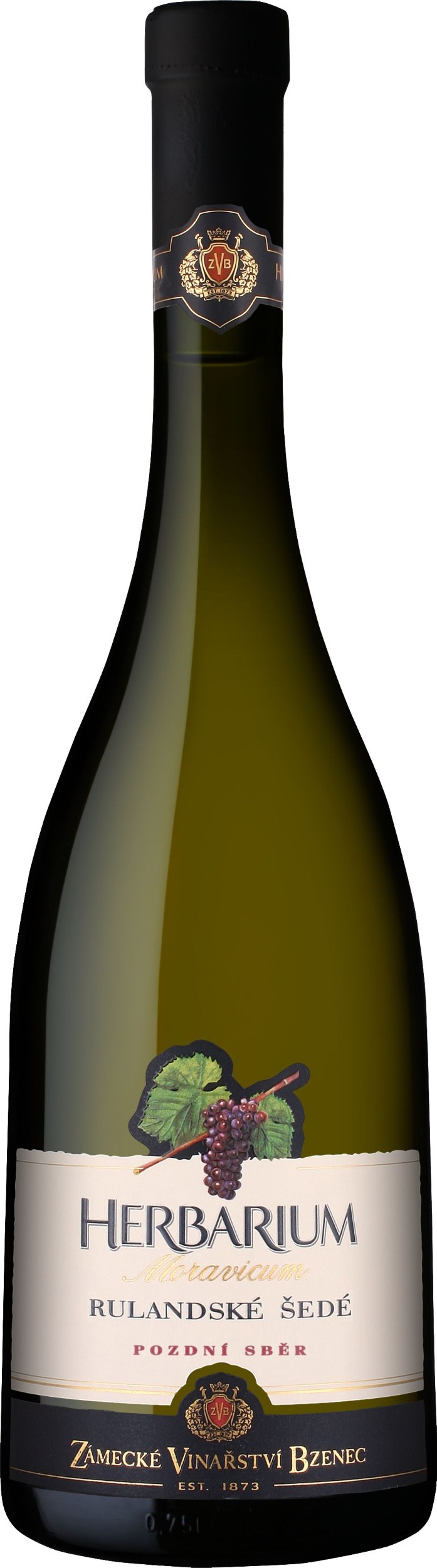 Nápoje - Zámecké Vinařství Herbarium Moravicum Rulandské šedé pozdní sběr 750 ml