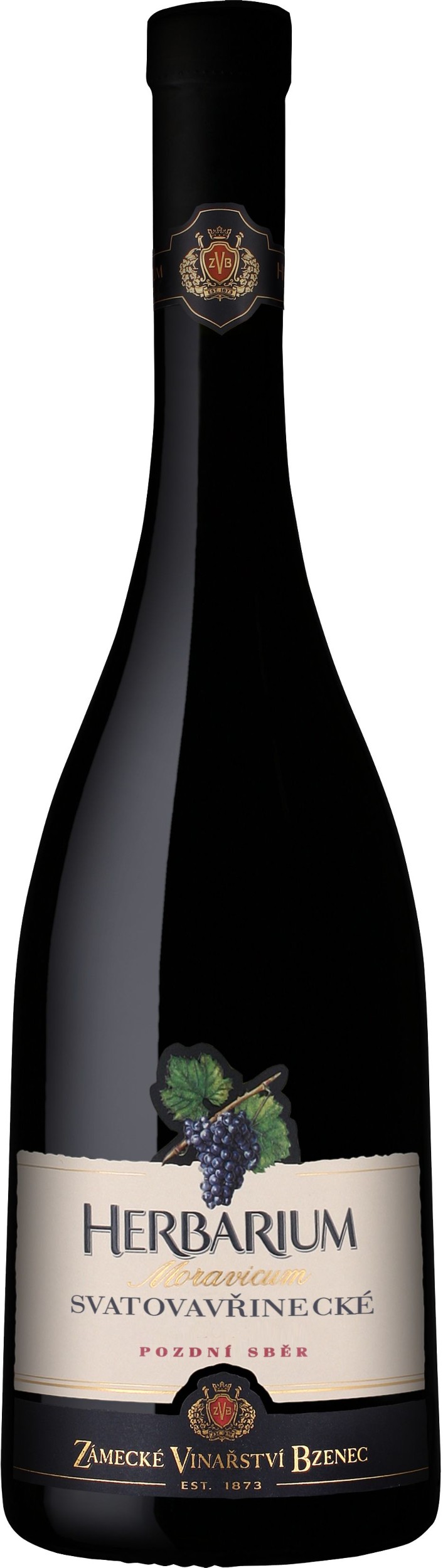 Nápoje - Zámecké Vinařství Herbarium Moravicum Svatovavřinecké pozdní sběr 750 ml
