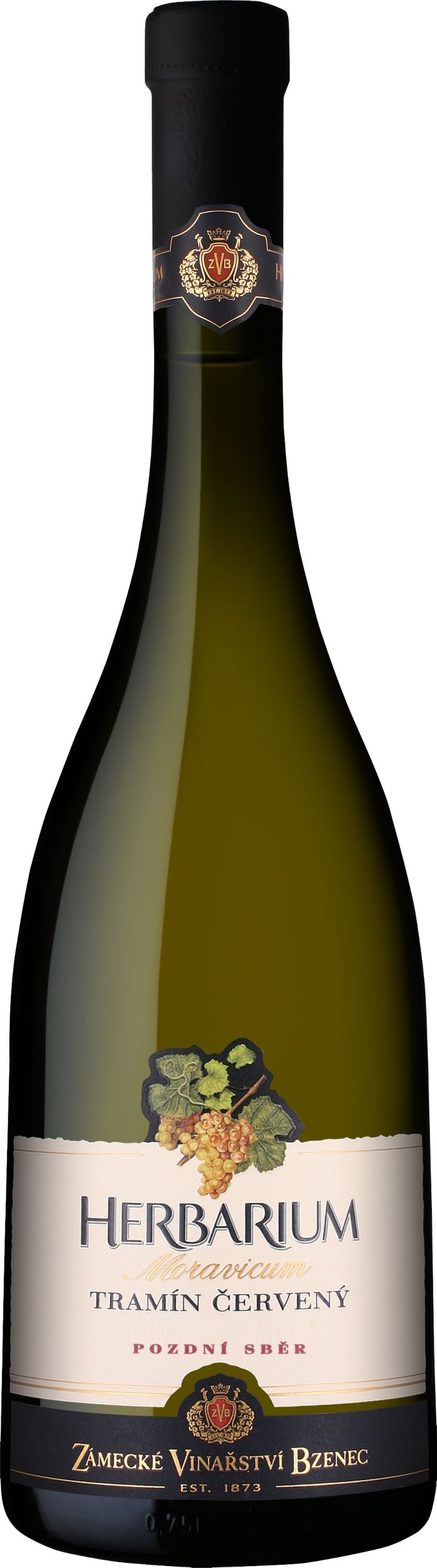 Nápoje - Zámecké Vinařství Herbarium Moravicum Tramín červený pozdní sběr 750 ml