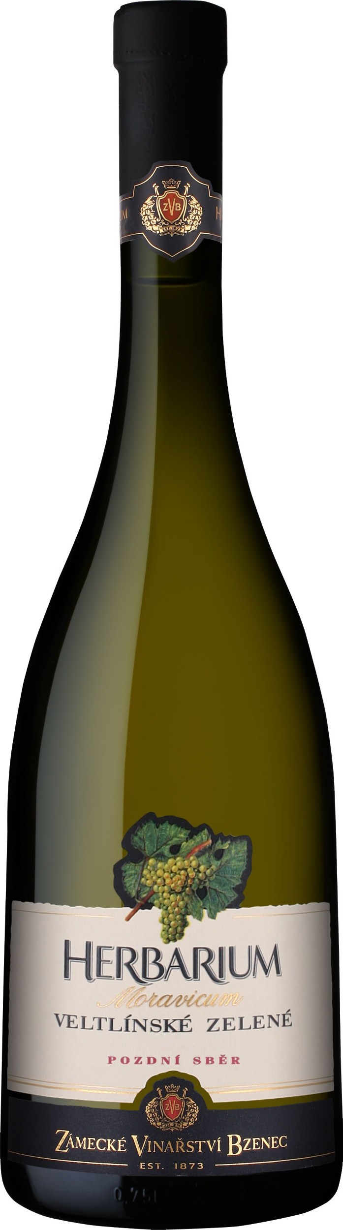 Nápoje - Zámecké Vinařství Herbarium Moravicum Veltlínské zelené pozdní sběr 750 ml