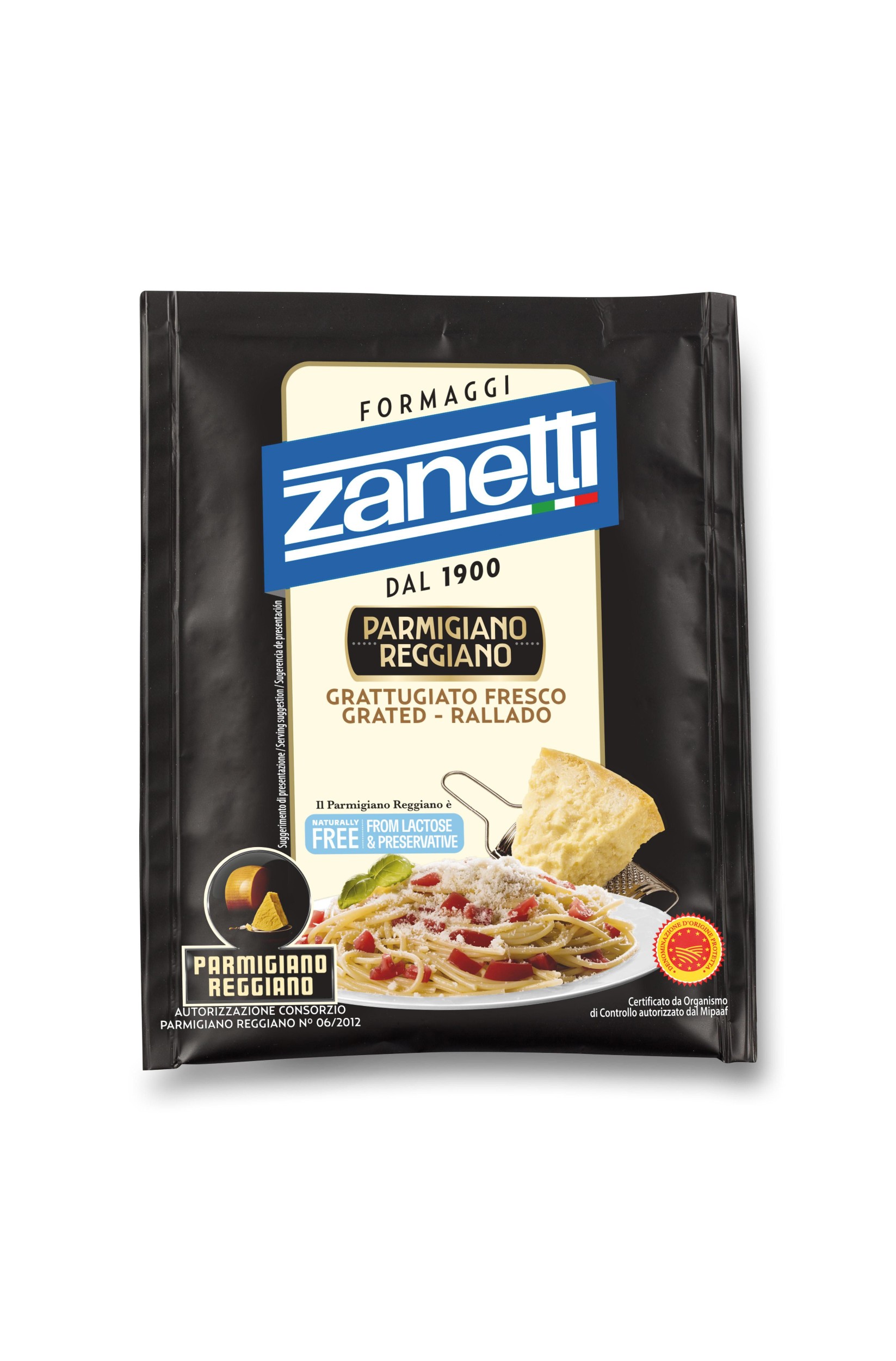 Mléčné a chlazené - Zanetti Parmigiano Reggiano strouhané 40 g