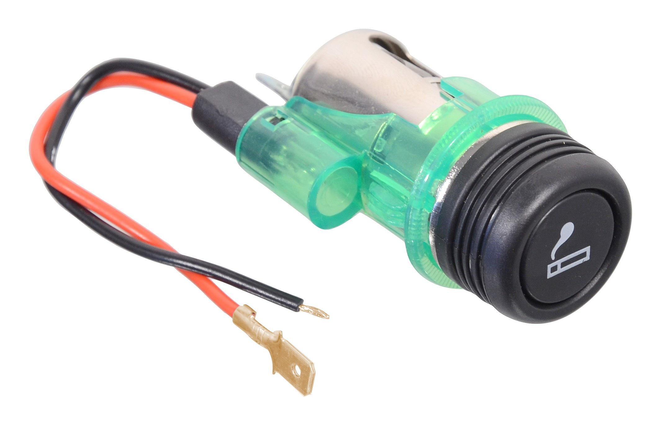 Auto-moto - Zapalovač 12V s osvitem EURO