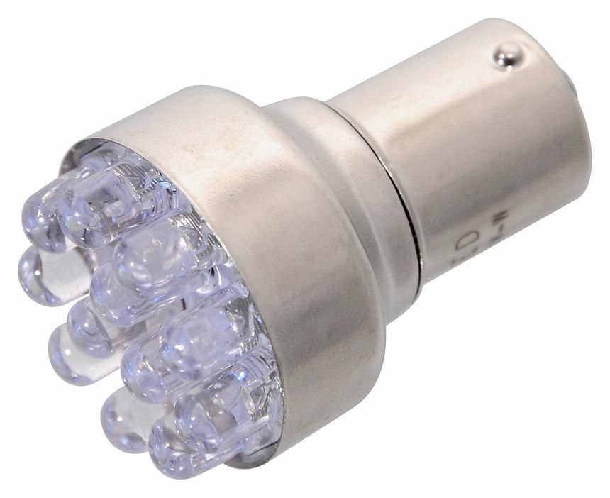 Auto-moto - Žárovka 12LED 12V Ba15s bílá