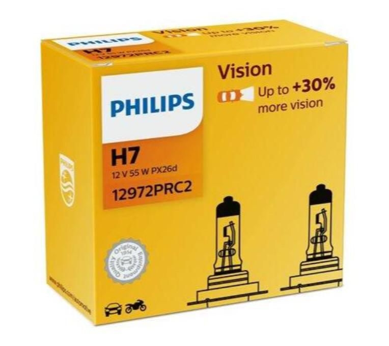 Auto-moto - Žárovka 12V H7 55W PHILIPS Vision +30% 2ks duopack