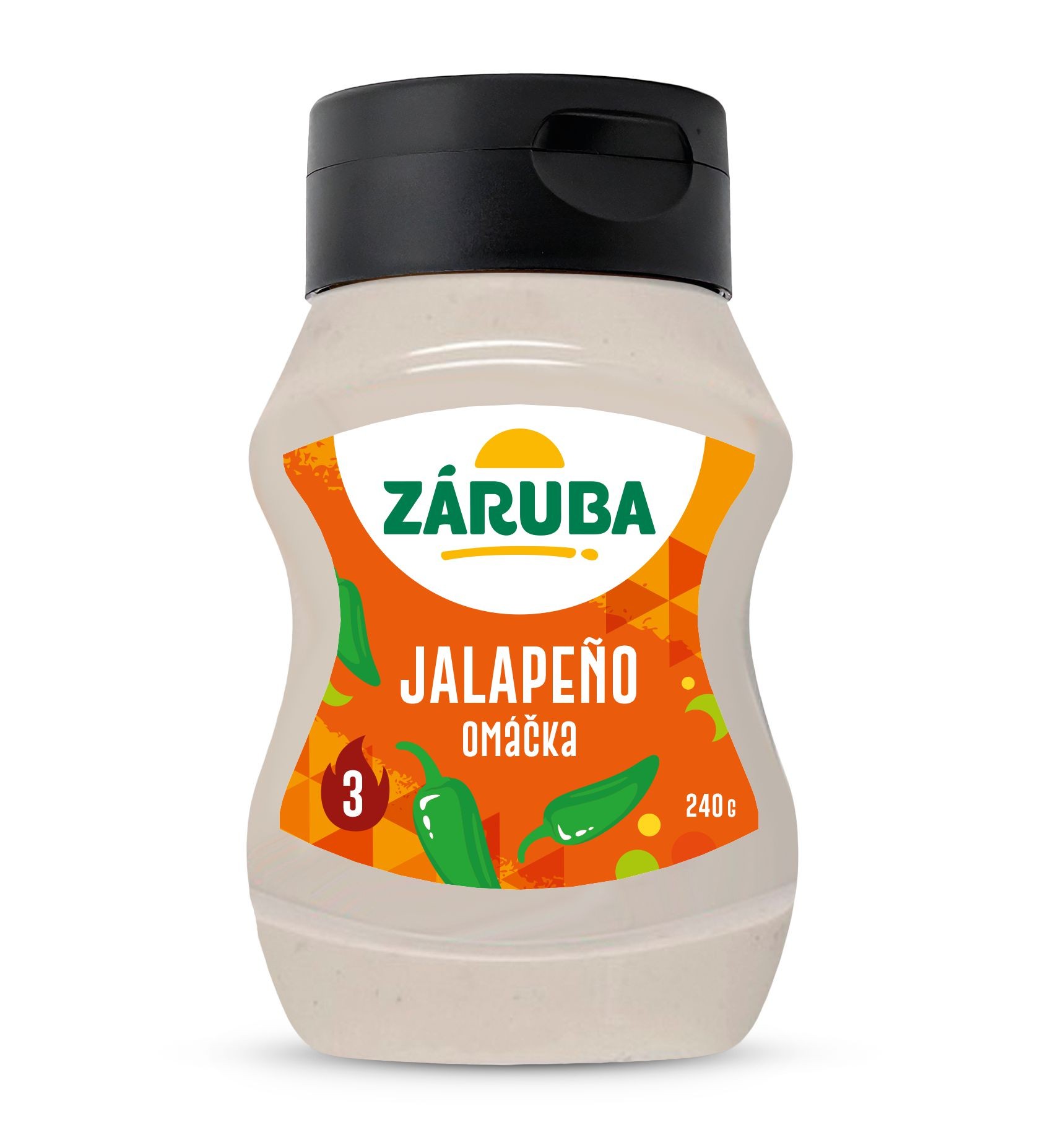 Trvanlivé potraviny - ZÁRUBA Omáčka Jalapeňo 240g/12ks