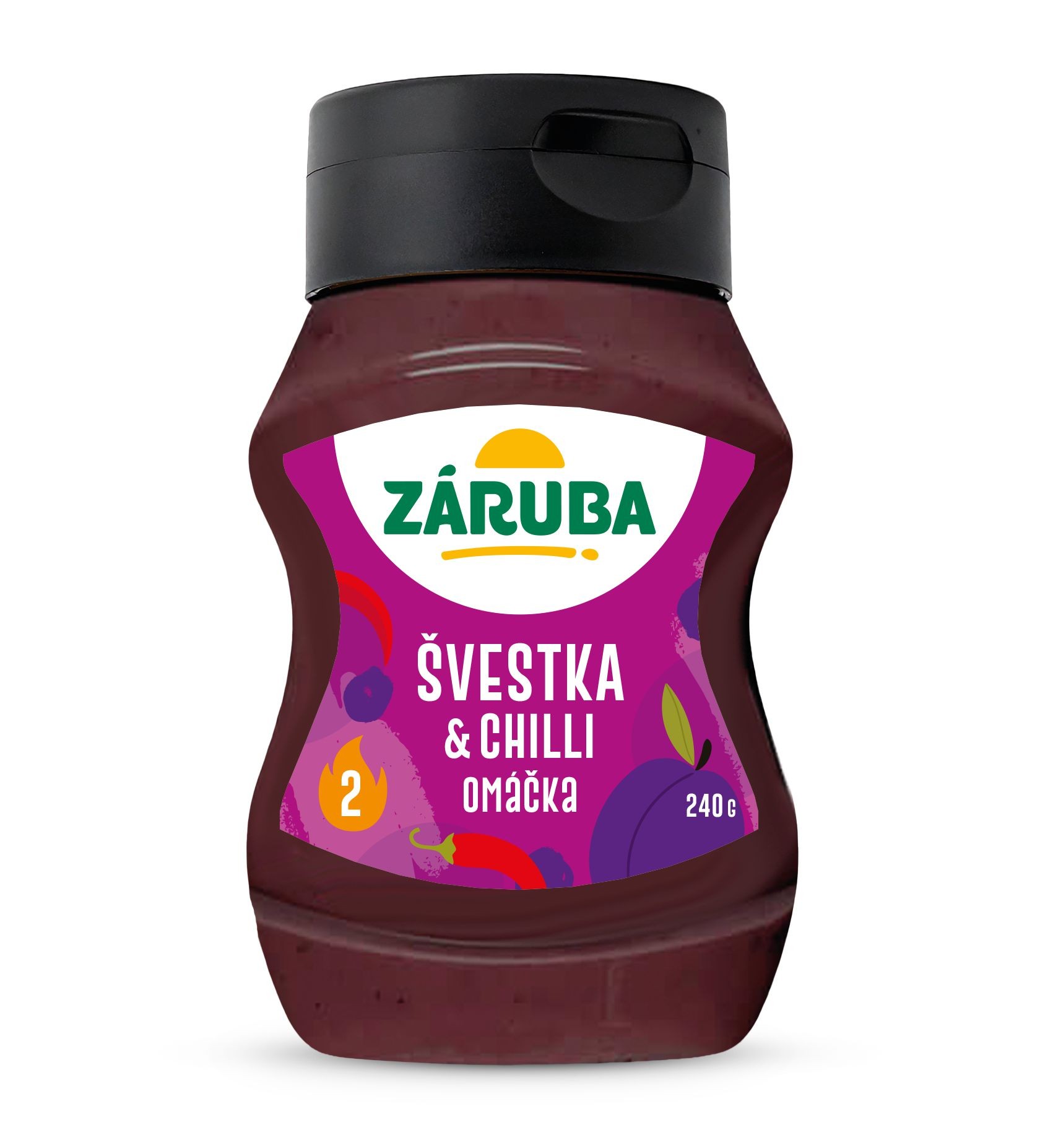 Trvanlivé potraviny - ZÁRUBA Omáčka Švestka chilli 240g/12ks