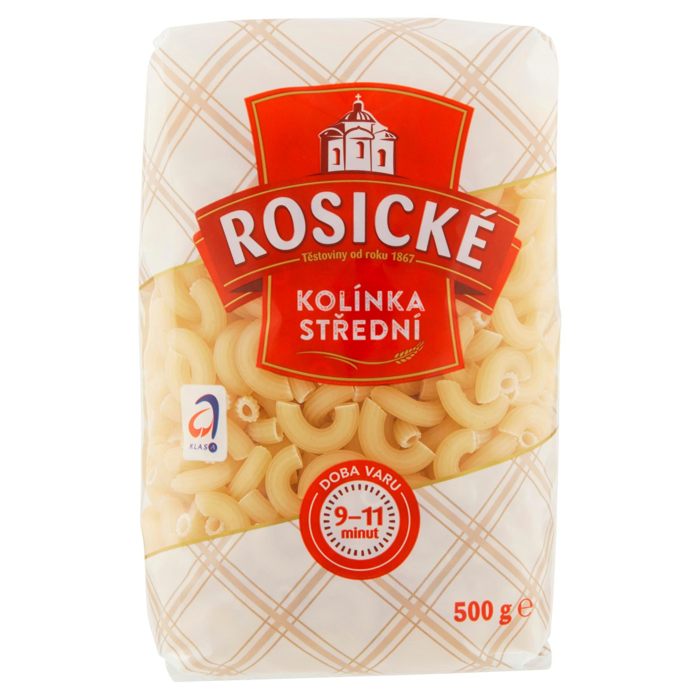 Trvanlivé potraviny - Zátka Rosické těstoviny Cornetti kolínka střední 500 g