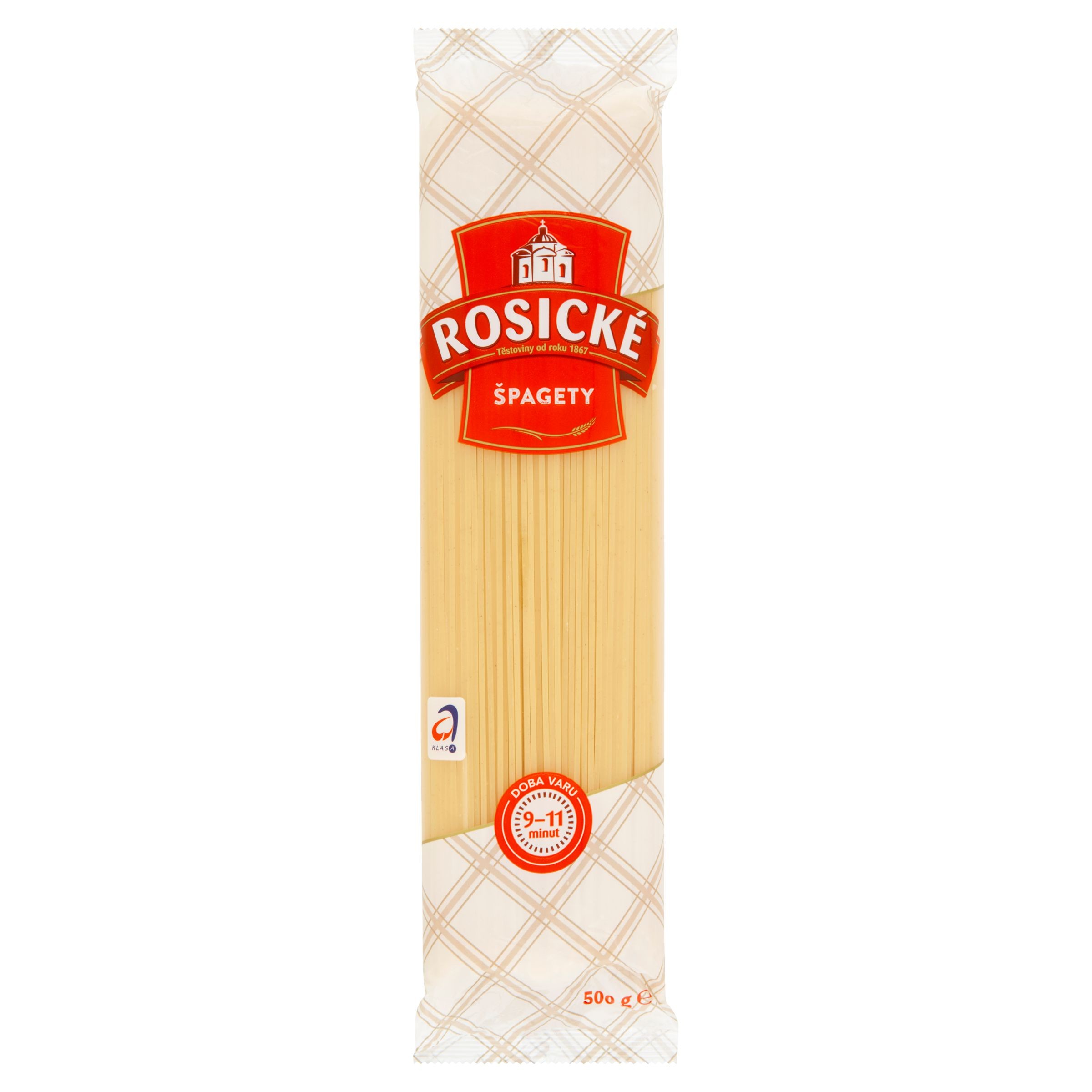 Trvanlivé potraviny - Zátka Rosické těstoviny špagety 500 g