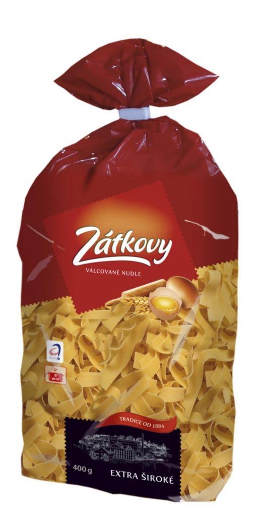 Trvanlivé potraviny - Zátka vaječné válcované extra široké nnudle 400g