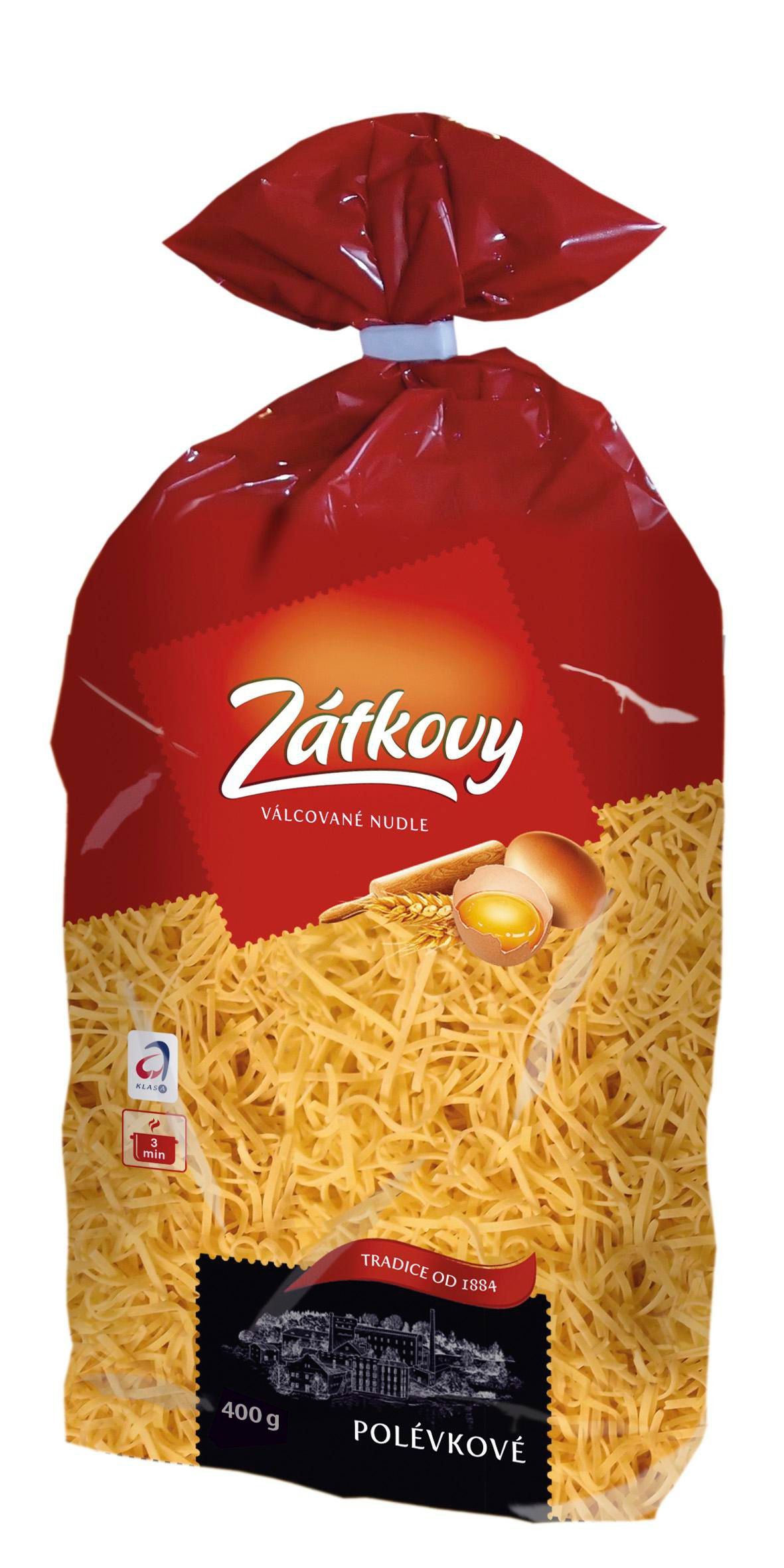 Trvanlivé potraviny - Zátka vaječné válcované nudle polévkové 400g