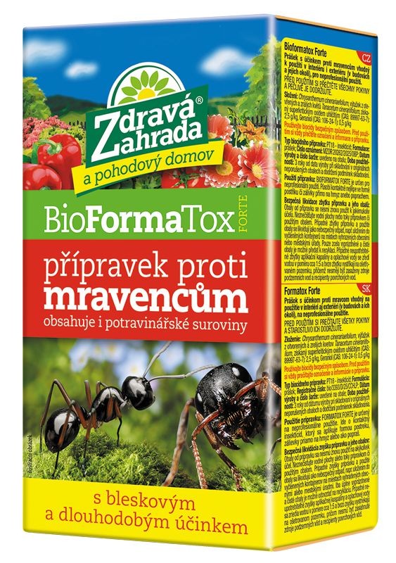 Domácnost a Zahrada - Zdravá zahrada Bioformatox Forte biocid proti mravencům 200 g