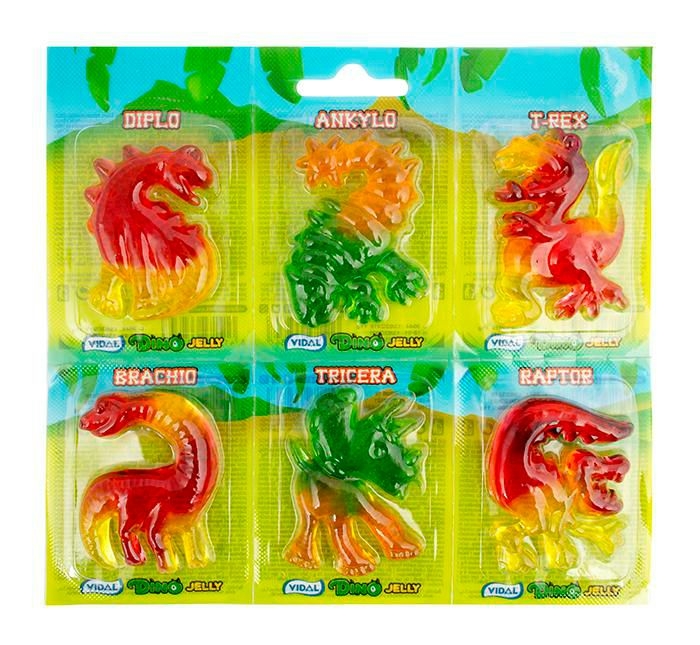 Trvanlivé potraviny - Želé dinosauři různé motivy 66 g