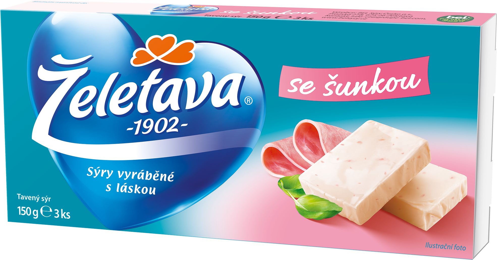 Mléčné a chlazené - Želetava se šunkou 150g