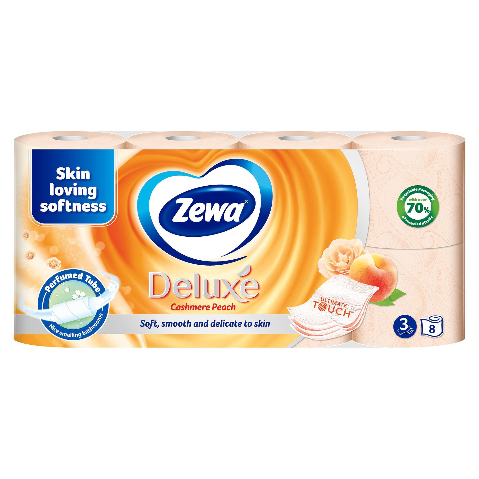 Drogerie a kosmetika - Zewa Deluxe Cashmere Peach toaletní papír 8 ks
