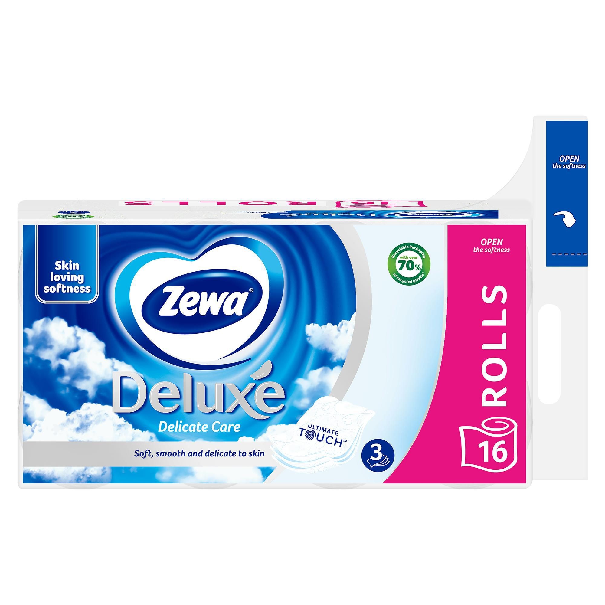 Drogerie a kosmetika - Zewa Deluxe Delicate Care toaletní papír 16ks