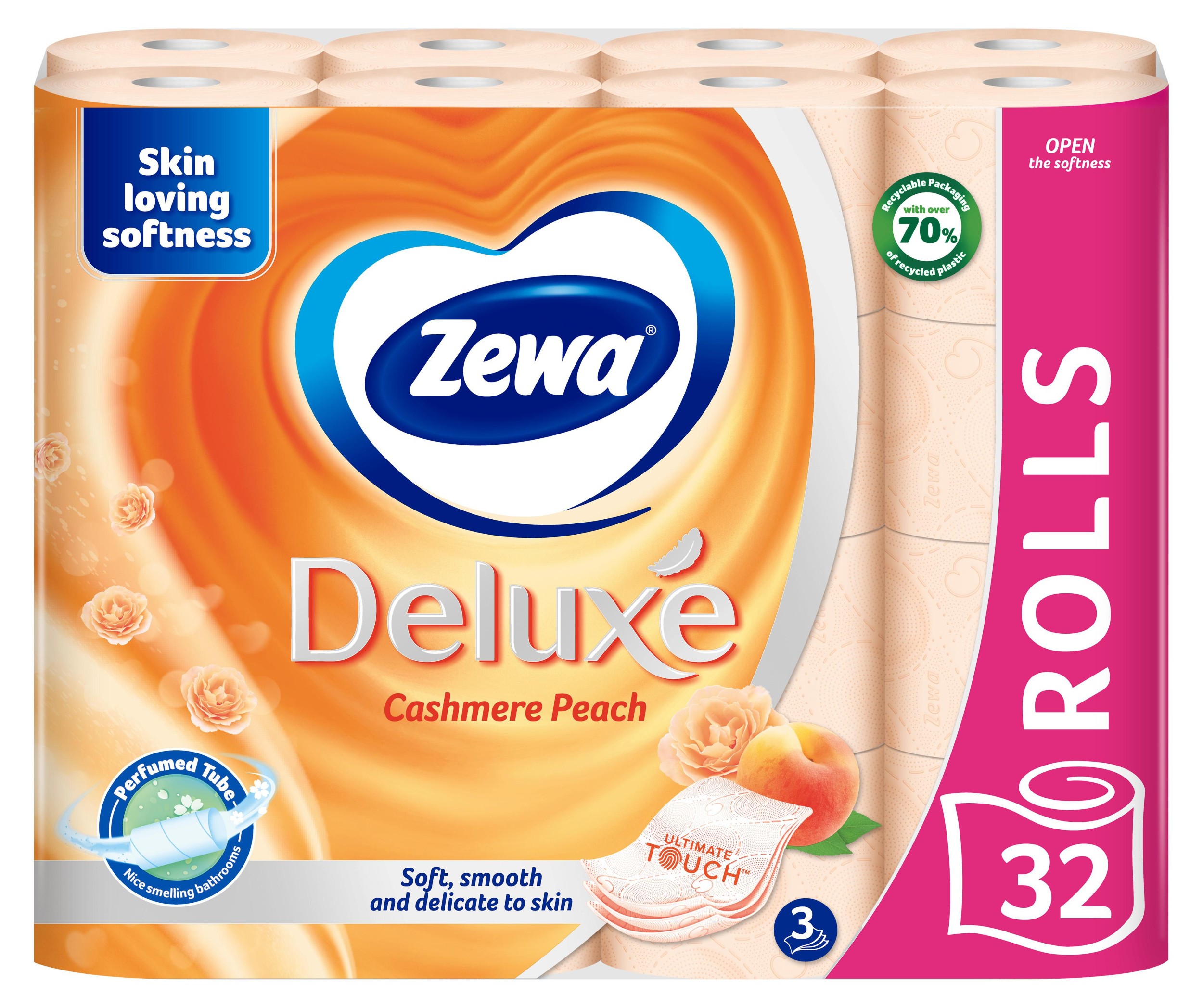 Zewa  Deluxe toaletní papír Broskev 3vrstvý 32ks