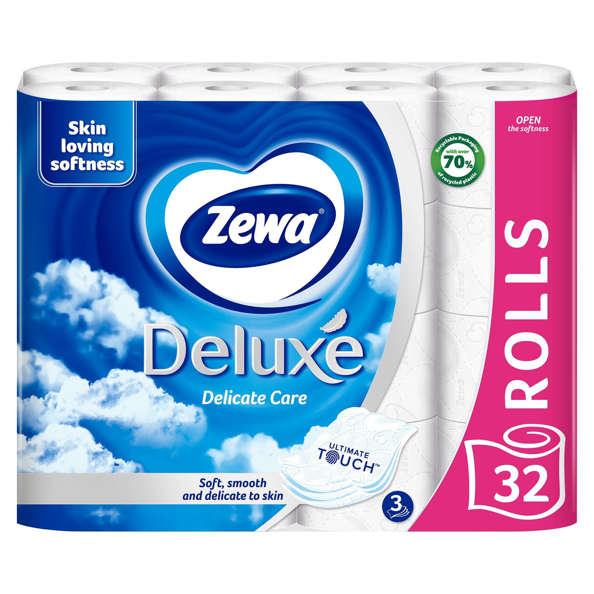 Zewa  Deluxe toaletní papír Delicate Care 3vrstvý 32ks