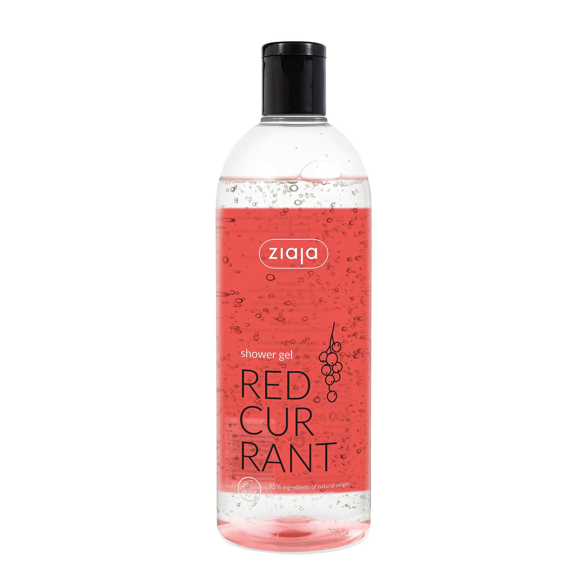 Drogerie a kosmetika - Ziaja Redcurrant Sprchový gel Červený rybíz 500ml