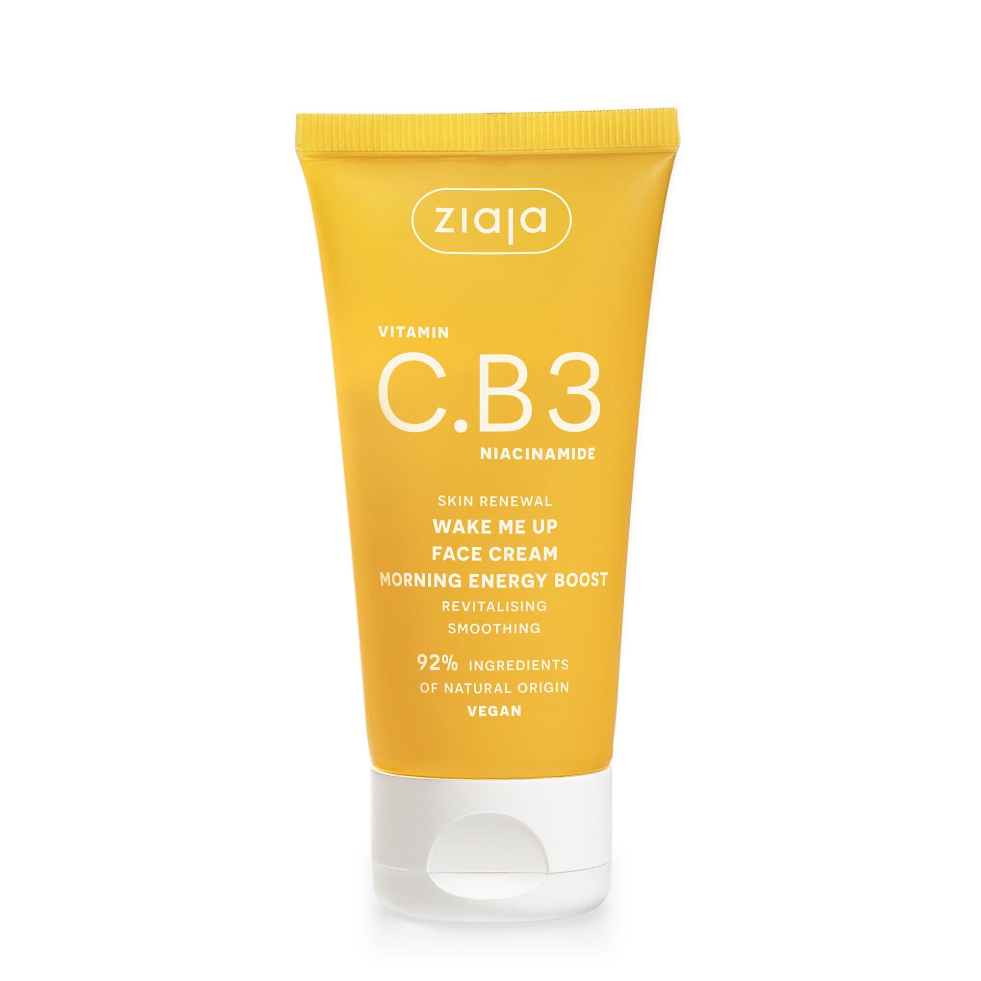 Drogerie a kosmetika - Ziaja Vitamin C.B3 Niacinamide Ranní krém po probuzení 50ml