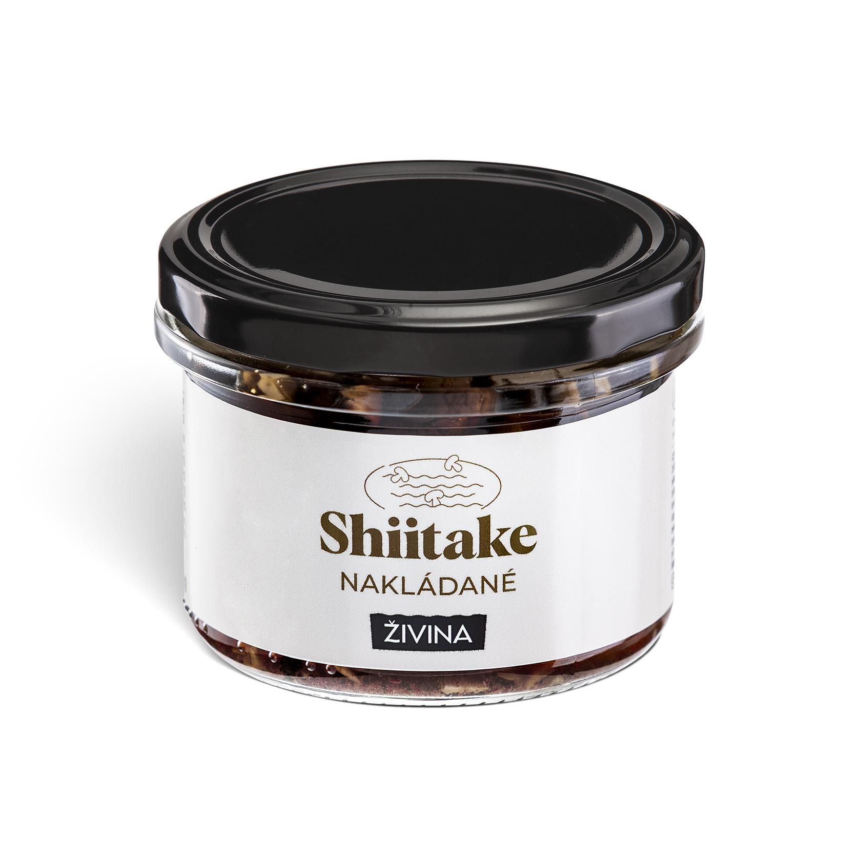 Trvanlivé potraviny - Živina Shiitake nakládané ve sladkokyselém nálevu  200g