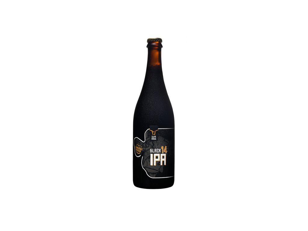 Nápoje - Zlatá kráva Black IPA 14 0,7 l