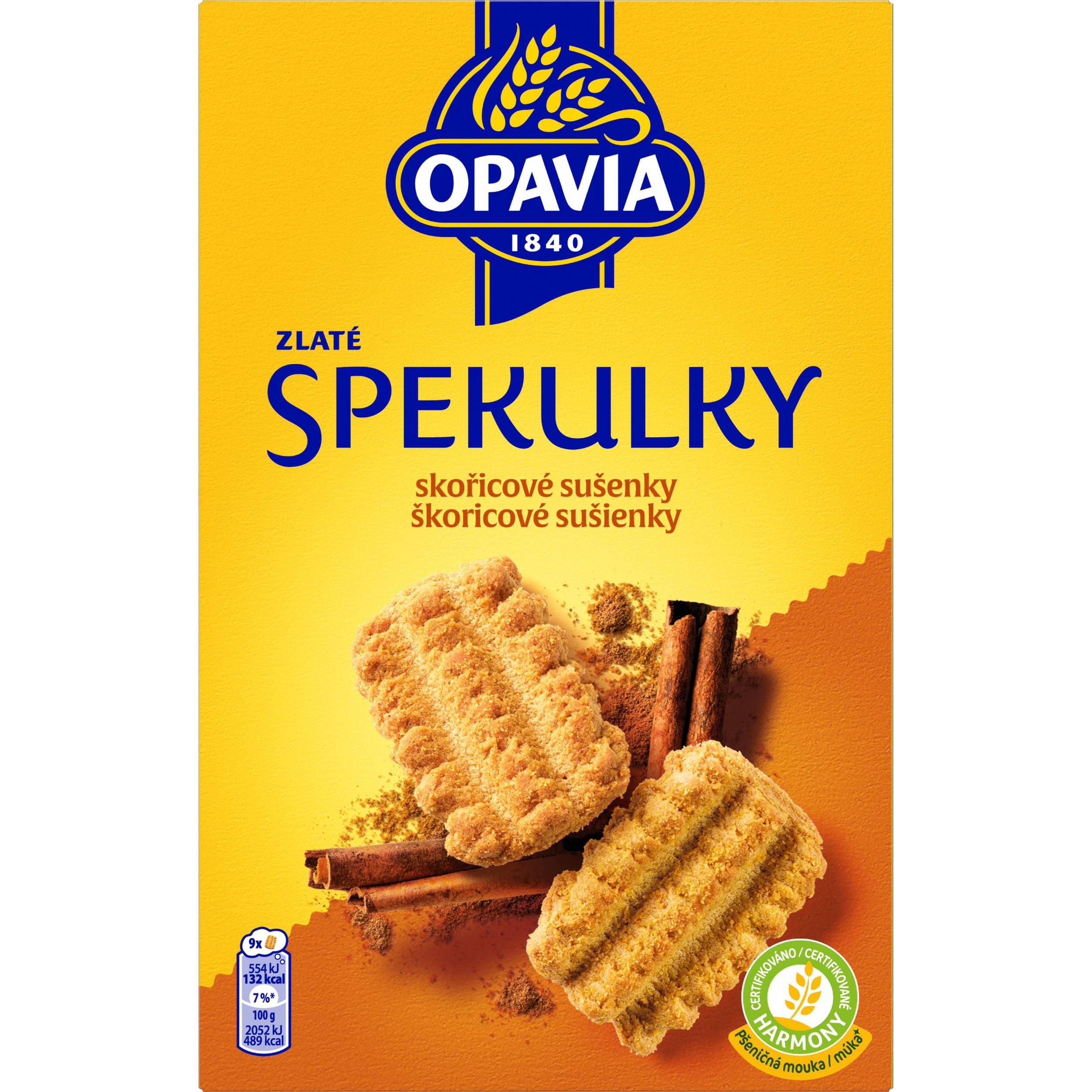 Trvanlivé potraviny - ZLATÉ SPEKULKY SKOŘICOVÉ SUŠENKY 160G
