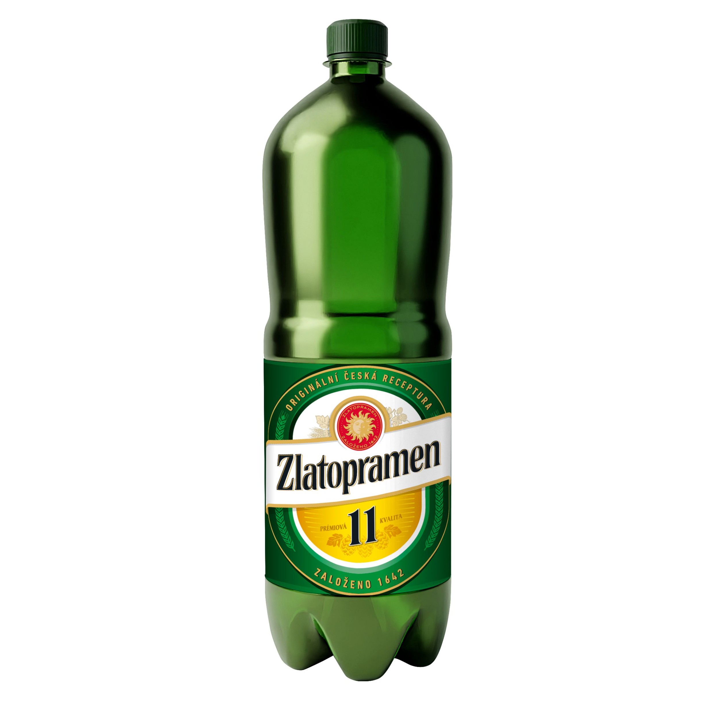 Nápoje - Zlatopramen 11° pivo ležák světlý 1,5 l