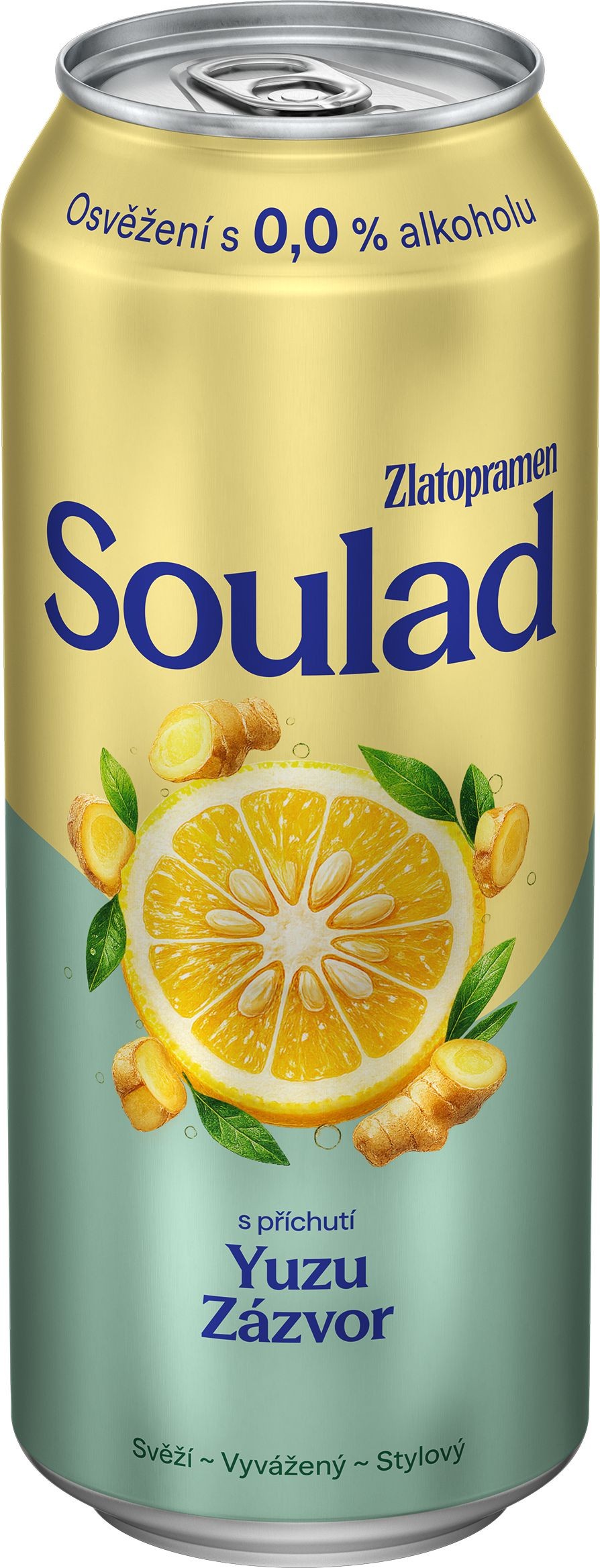 Nápoje - Zlatopramen Soulad 0,0 yuzu zázvor