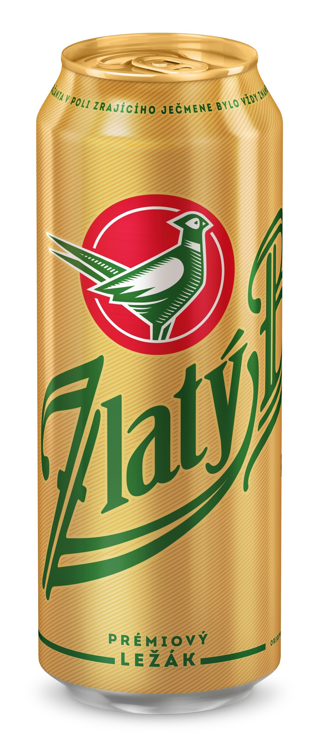 Nápoje - Zlatý Bažant pivo ležák světlý plech 0,5 l