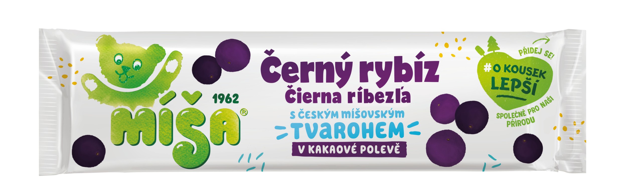 Mražené potraviny - Zmrzlina Míša černý rybíz 55ml