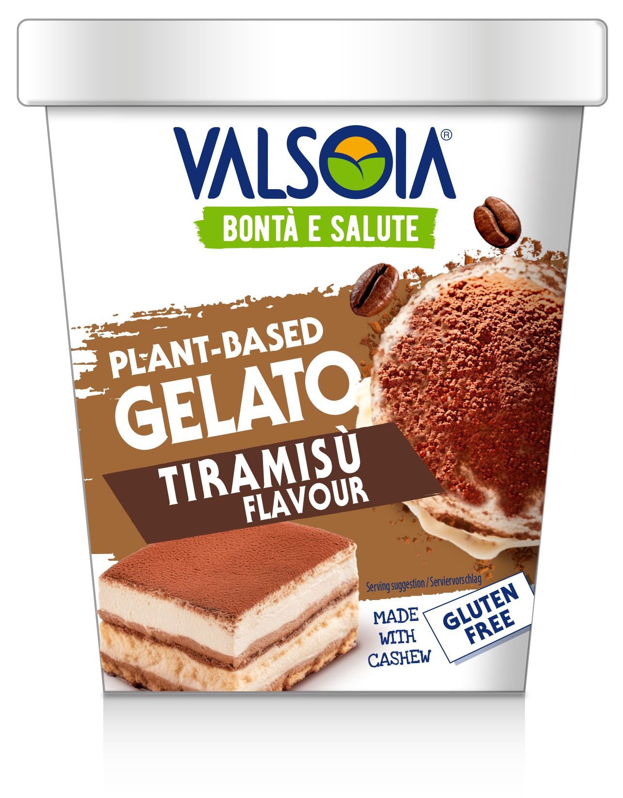 Mražené potraviny - Zmrzlina Valsoia Tiramisu 510ml