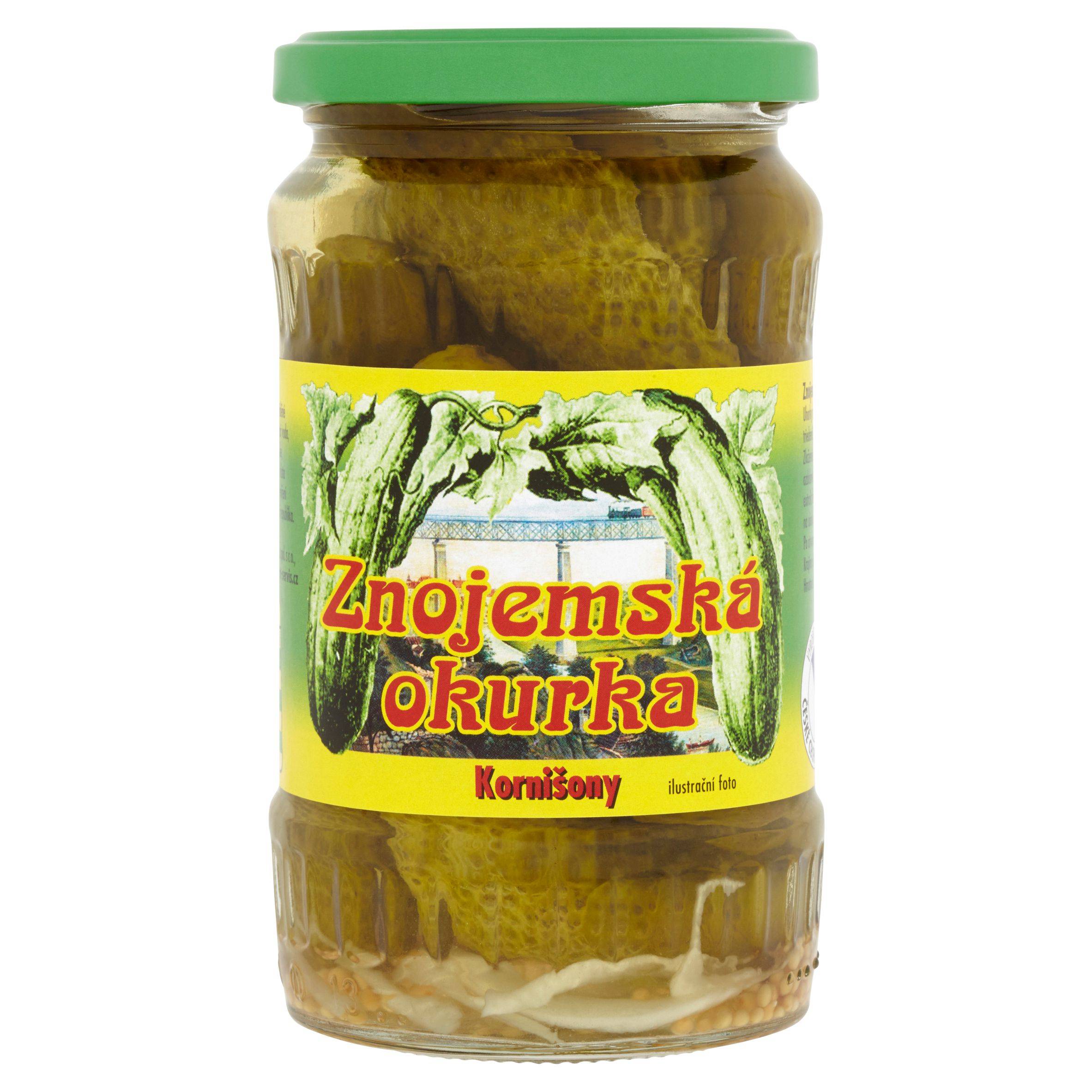 Trvanlivé potraviny - Znojemská okurka kornišony 360 g