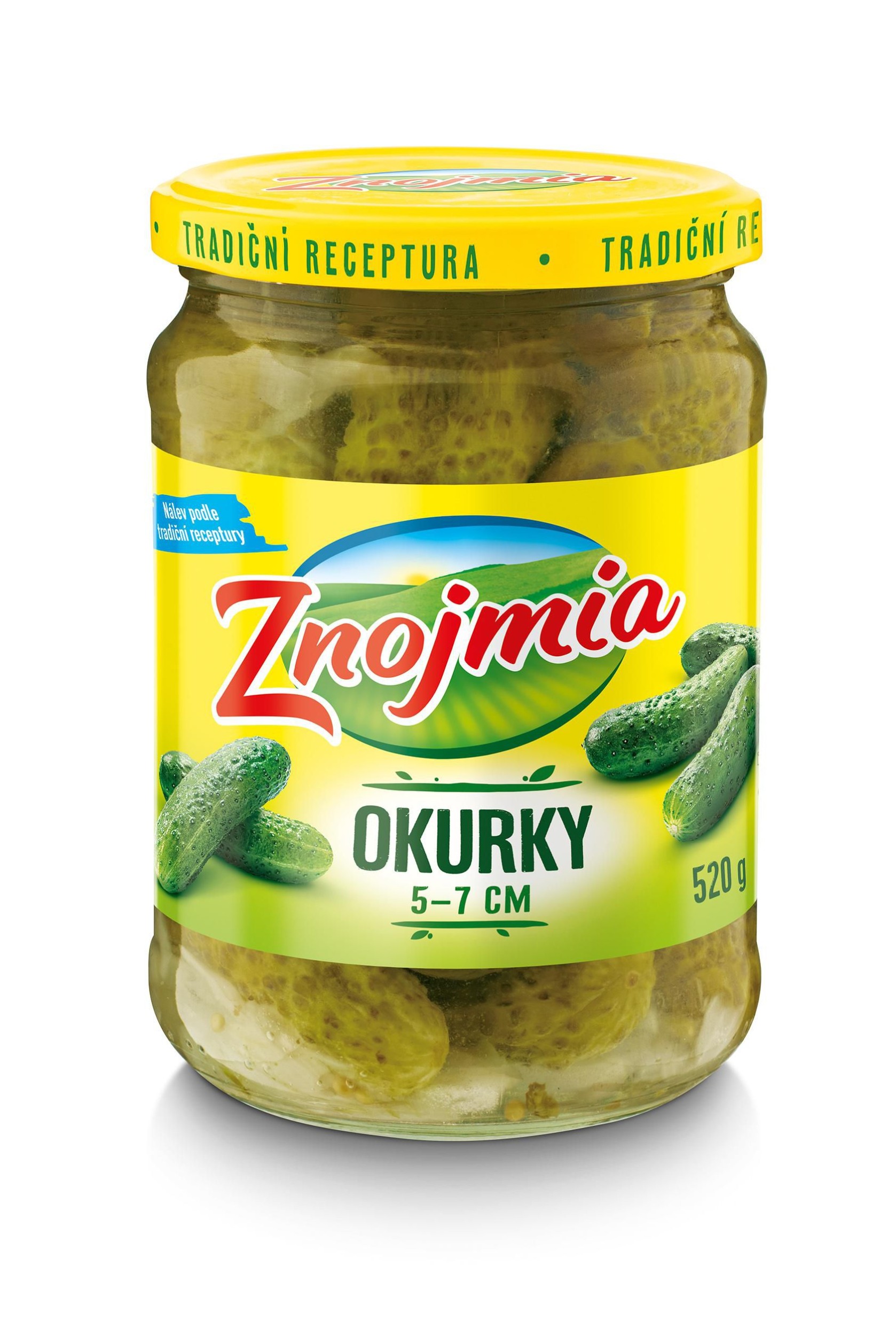 Trvanlivé potraviny - Znojmia Okurky 5-7cm 520 g