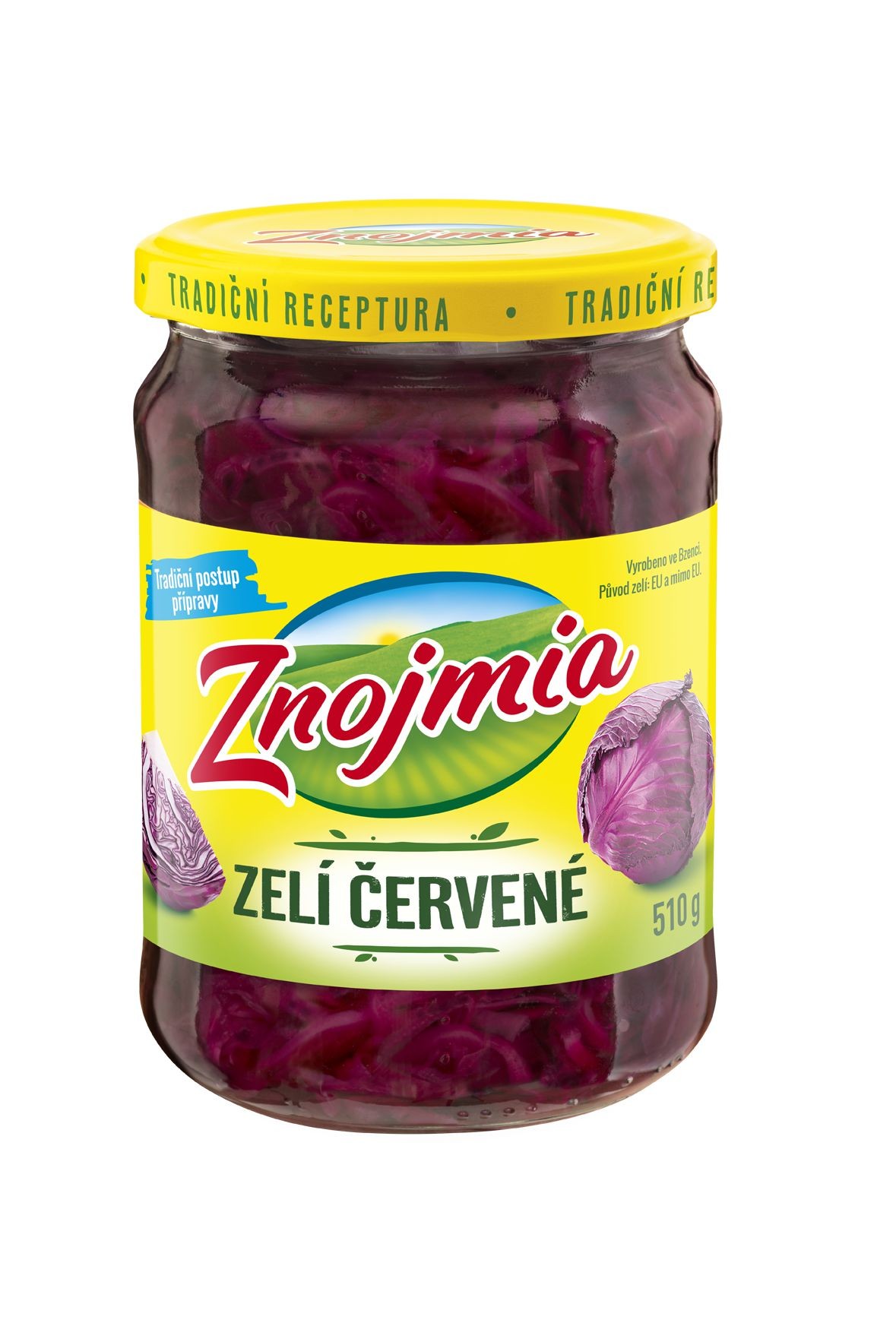 Trvanlivé potraviny - Znojmia Zelí červené 510g