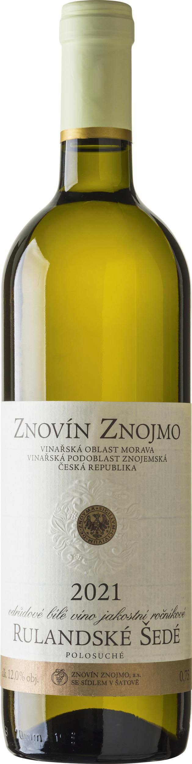 Nápoje - Znovín Rulandské šedé 0,75 l