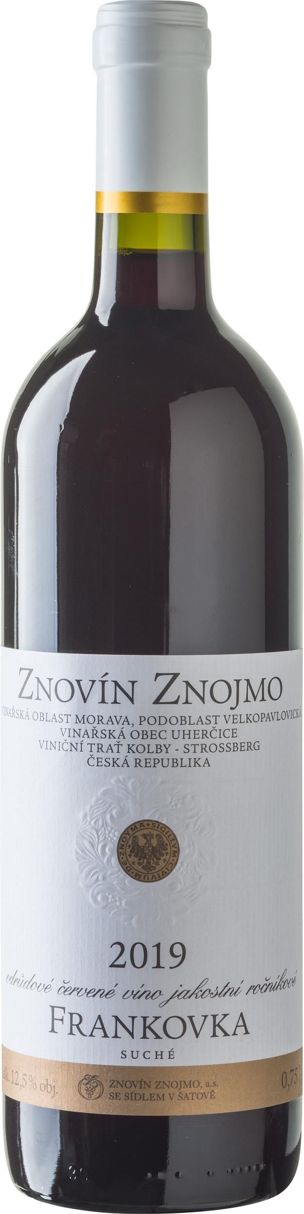 Nápoje - Znovín Znojmo Frankovka jakostní 0,75 l