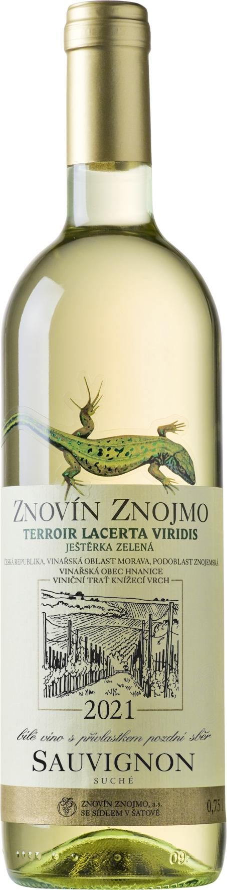 Nápoje - Znovín Znojmo Lacerta Sauvignon pozdní sběr 750 ml
