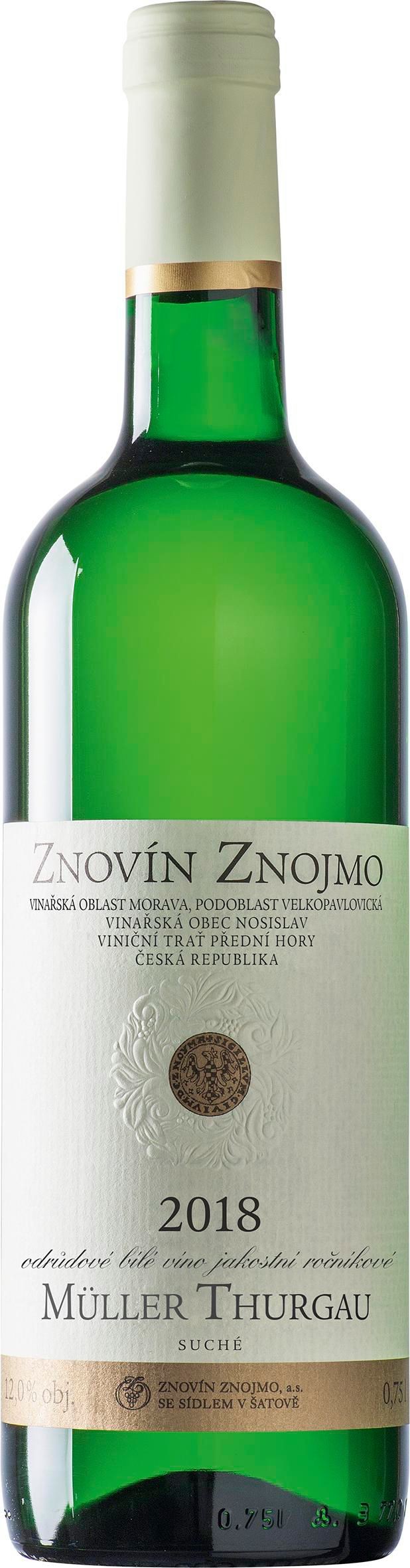 Nápoje - Znovín Znojmo Müller Thurgau jakostní 750 ml