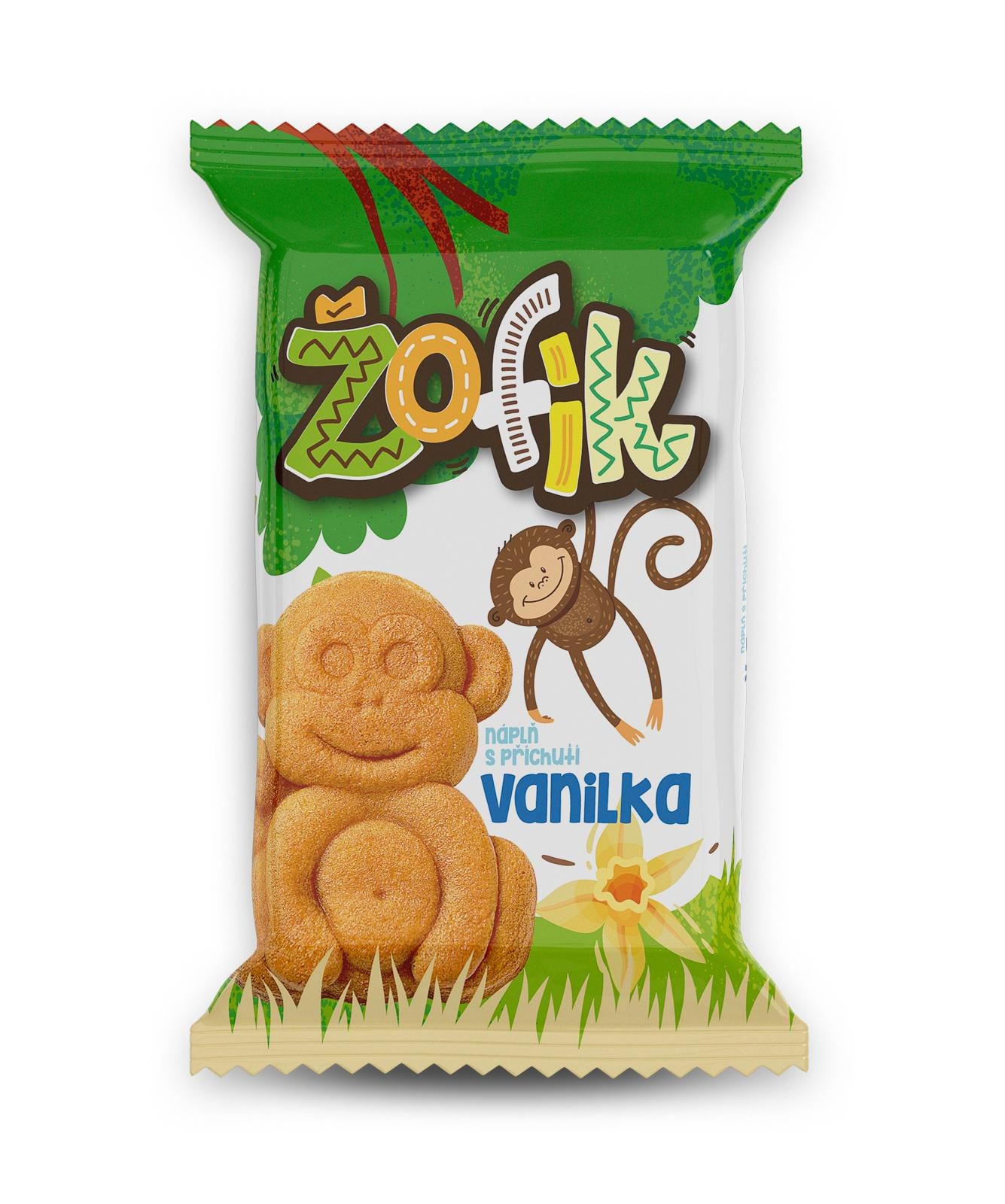 Trvanlivé potraviny - Žofík jemné pečivo s náplní s vanilkovou příchutí 30 g