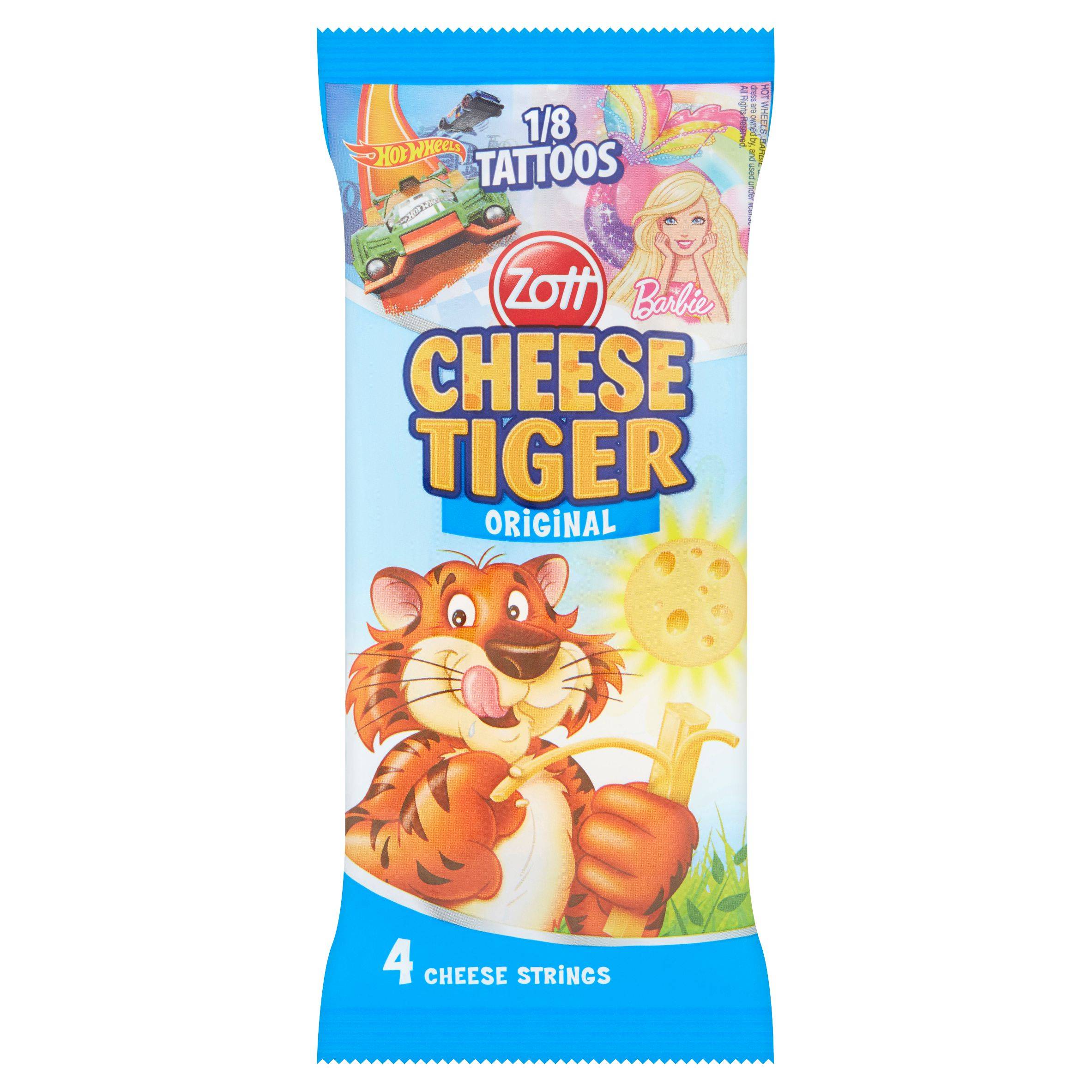 Mléčné a chlazené - Zott Cheese Tiger Original 4x21 g