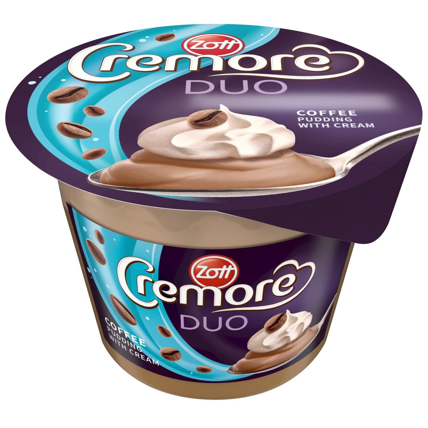 Mléčné a chlazené - Zott Cremore duo coffee 190g