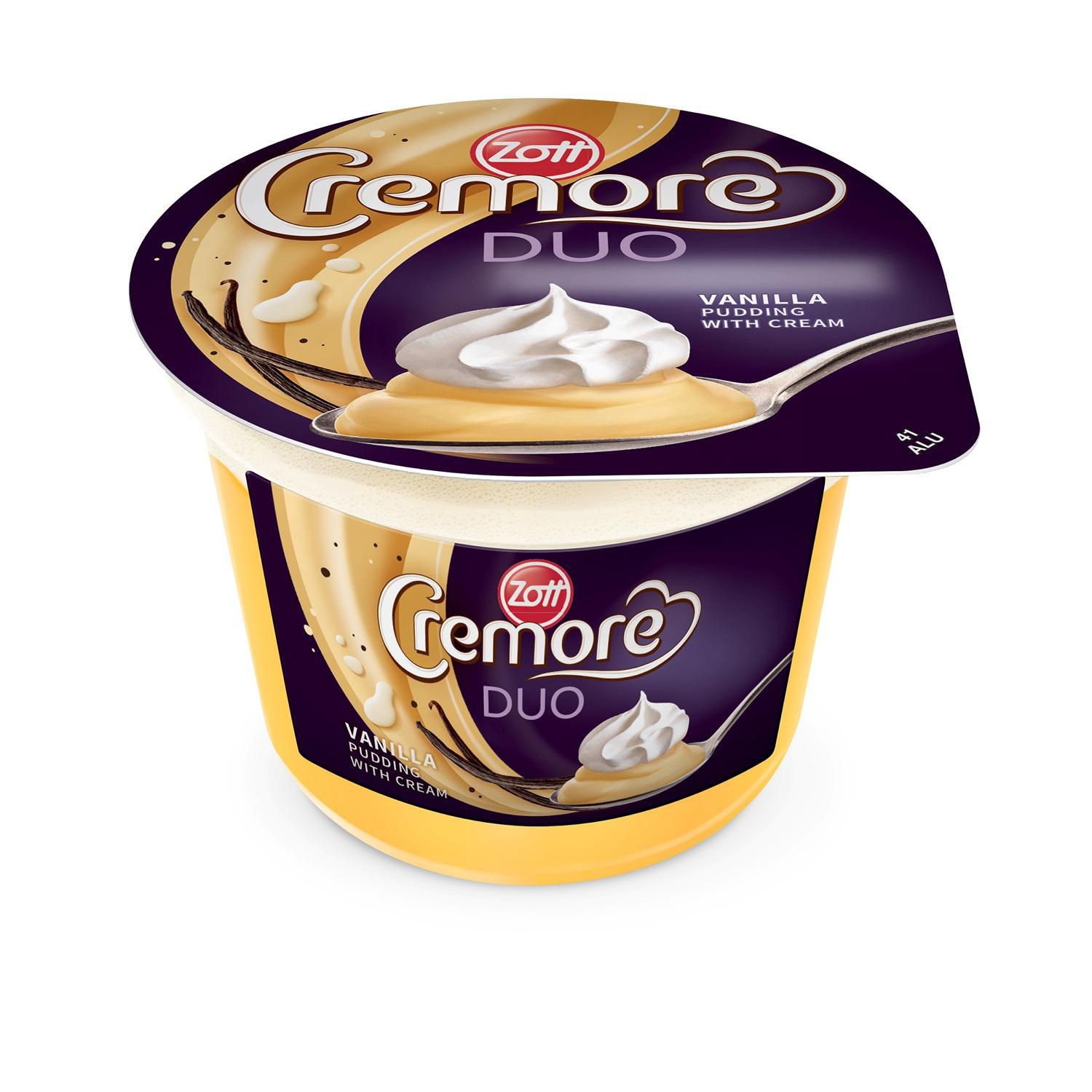 Mléčné a chlazené - Zott Cremore duo vanilla 200 g