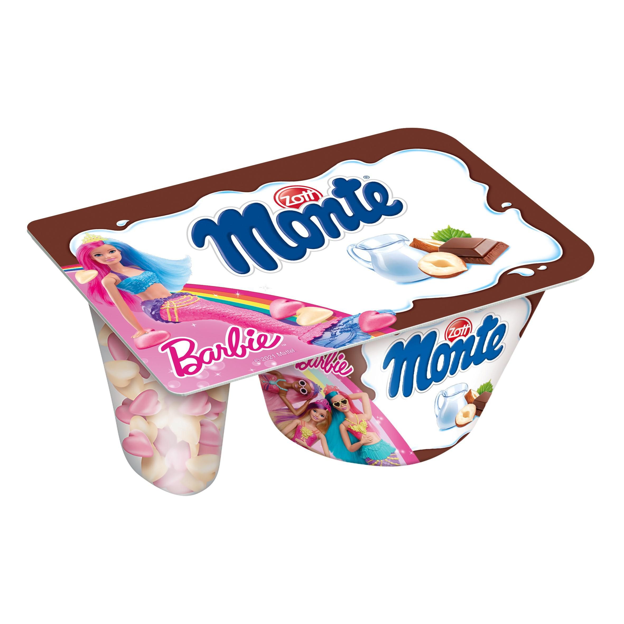 Mléčné a chlazené - Zott Monte Mattel 125g Hot Wheels