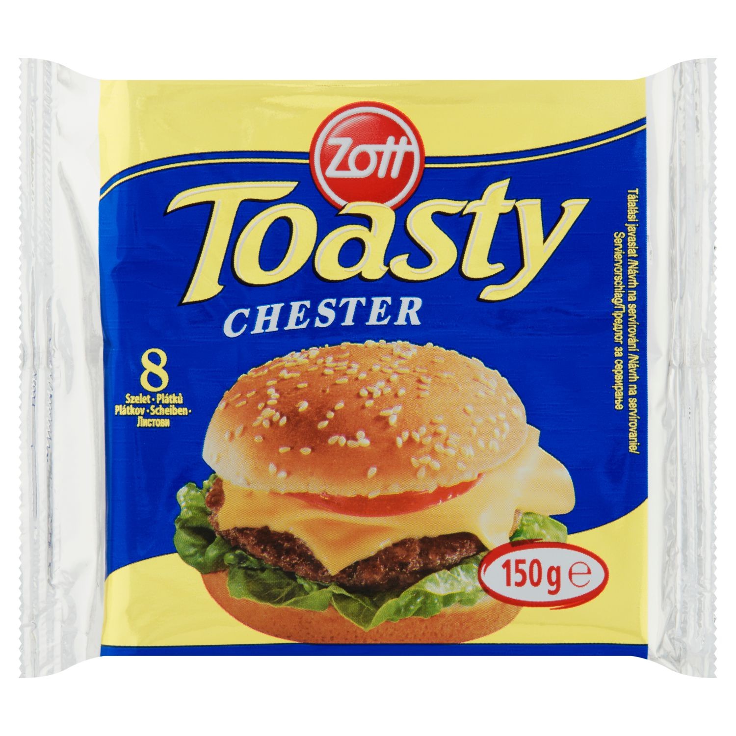 Mléčné a chlazené - Zott Toasty Chester 150g