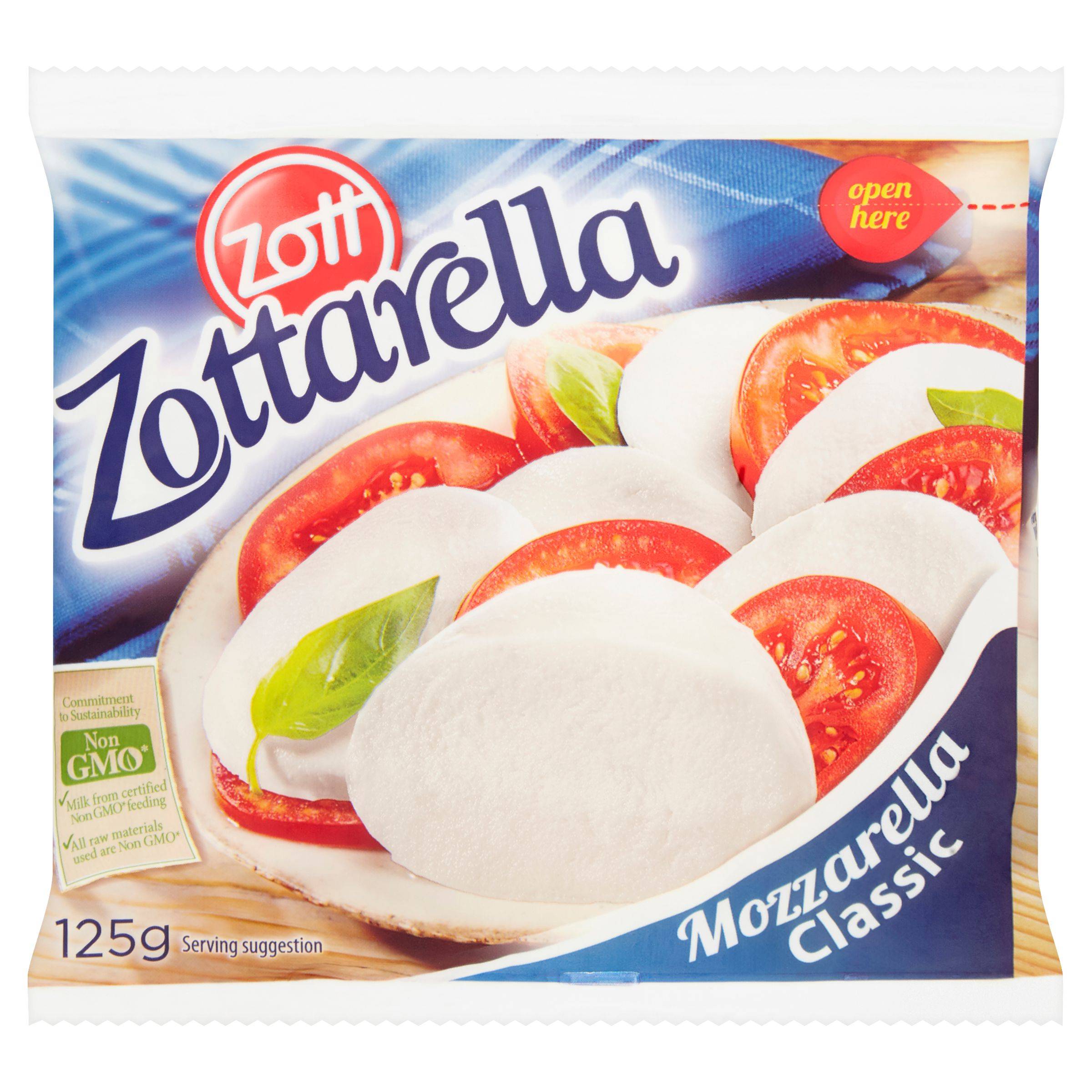 Mléčné a chlazené - Zott Zottarella Mozzarella classic 125 g
